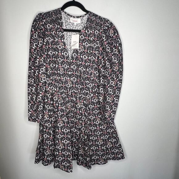 Xirena Ophelia Puff Sleeve Mini Dress Dress Size L - Picture 3 of 11